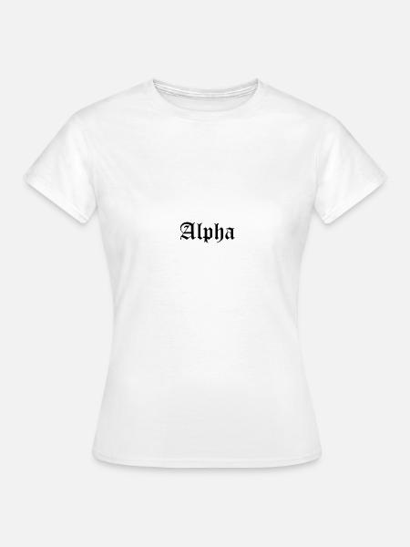 Alpha - Frauen T-Shirt - Weiß