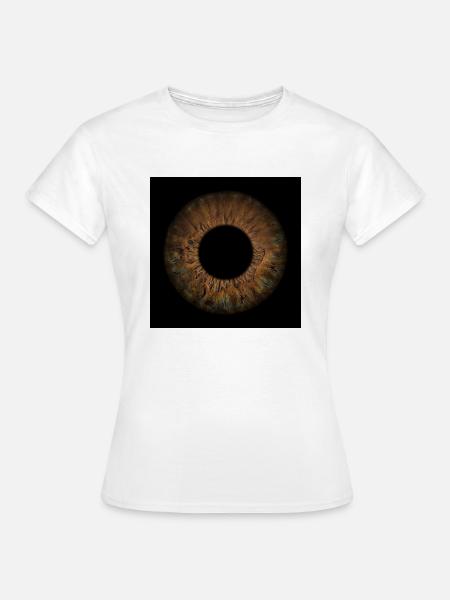 Deep Iris - Frauen T-Shirt - Weiß