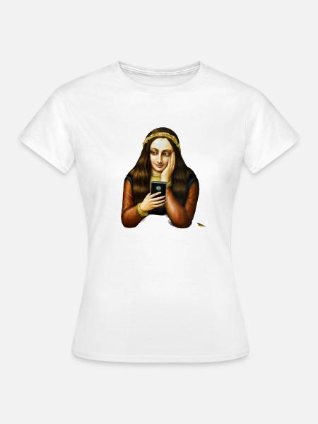 Phona Lisa - Frauen T-Shirt - Weiß