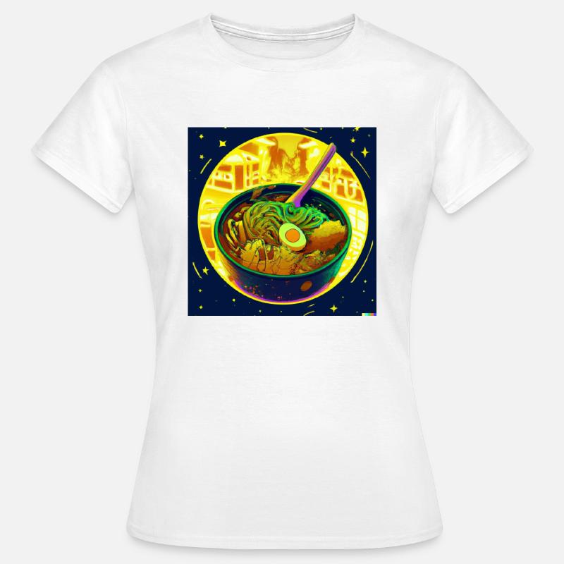 Ramen · - Maglietta da donna - bianco