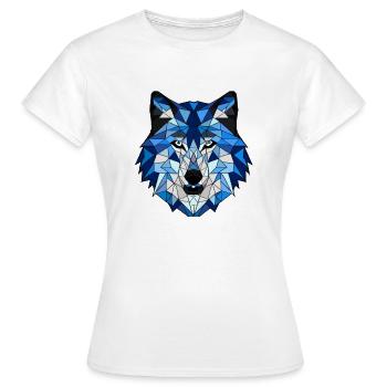 Nachtwolf - Frauen T-Shirt - Weiß - Vorne - AI Model Female 172 dark (172cm)