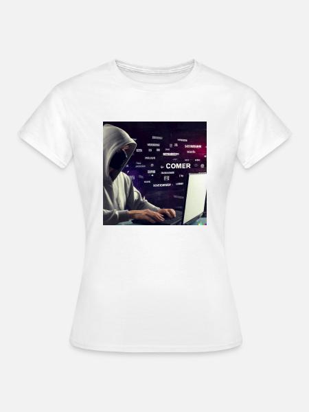 cyber attack - Frauen T-Shirt - Weiß
