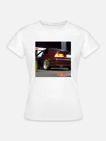 Old school car - Frauen T-Shirt - Weiß