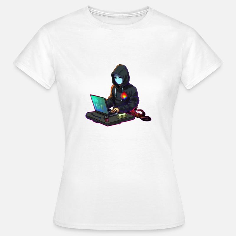 Concentrated Coder - Women's T-Shirt - white