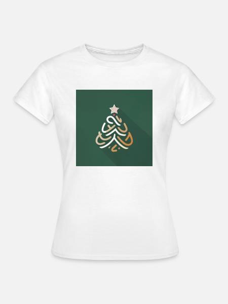 Weihnachtsbaum - Frauen T-Shirt - Weiß