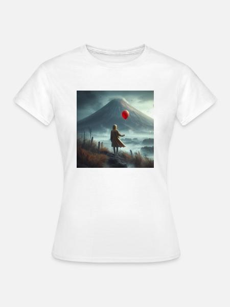 Vor dem Vulkan - Frauen T-Shirt - Weiß