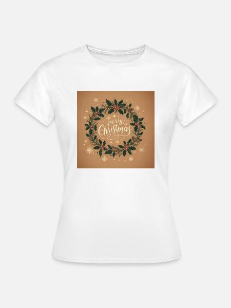 Marry Christmas - Frauen T-Shirt - Weiß