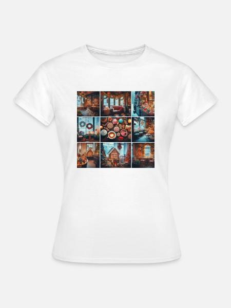 Winter Café - Frauen T-Shirt - Weiß