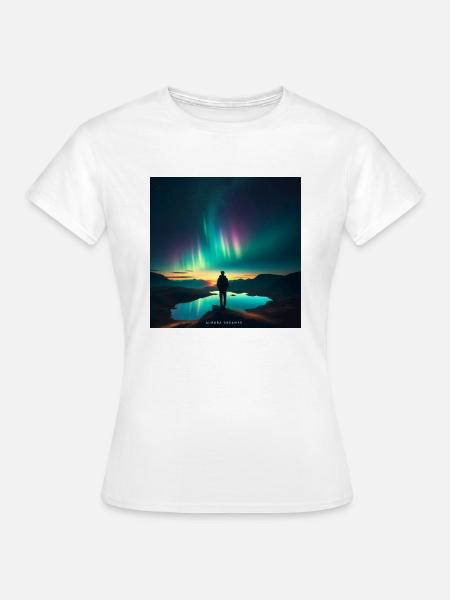 Aurora-Träumer - Frauen T-Shirt - Weiß
