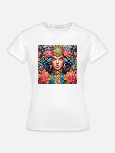 Orientalische Frau - Frauen T-Shirt - Weiß