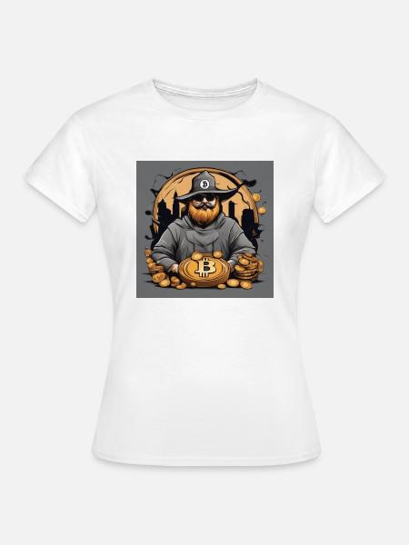 Vendetta Bitcoin - Frauen T-Shirt - Weiß