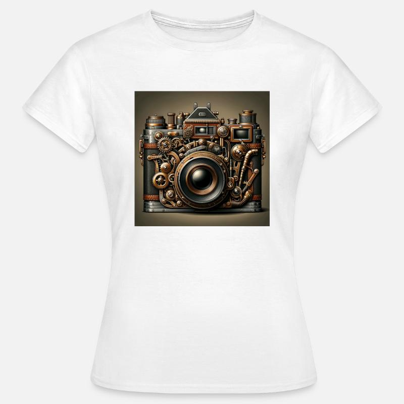 Steampunk Camera - Women's T-Shirt - white