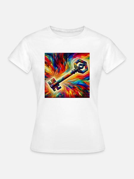 Schlüssel - Frauen T-Shirt - Weiß