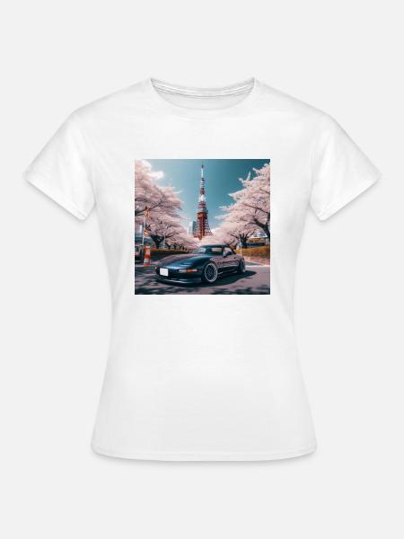 JDM Tower - Frauen T-Shirt - Weiß