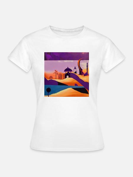 Leben in der Wüste - Frauen T-Shirt - Weiß