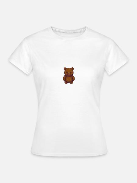 Teddy - Frauen T-Shirt - Weiß