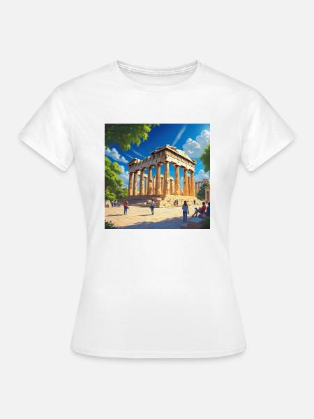 Parthenon - Frauen T-Shirt - Weiß