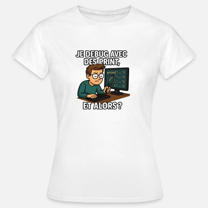 Debug-Master - Frauen T-Shirt - Weiß