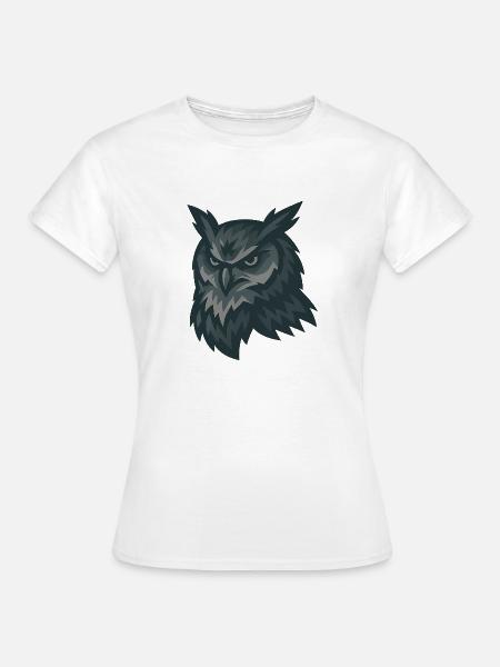 Uhu - Frauen T-Shirt - Weiß