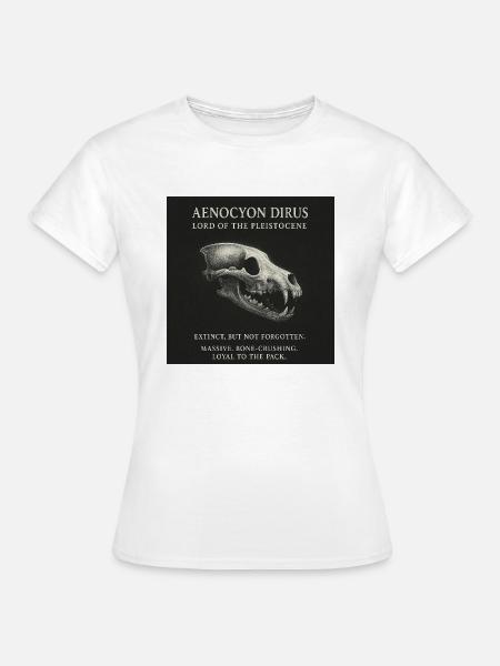Schattenwolf - Aenocyon Dirus - Frauen T-Shirt - Weiß