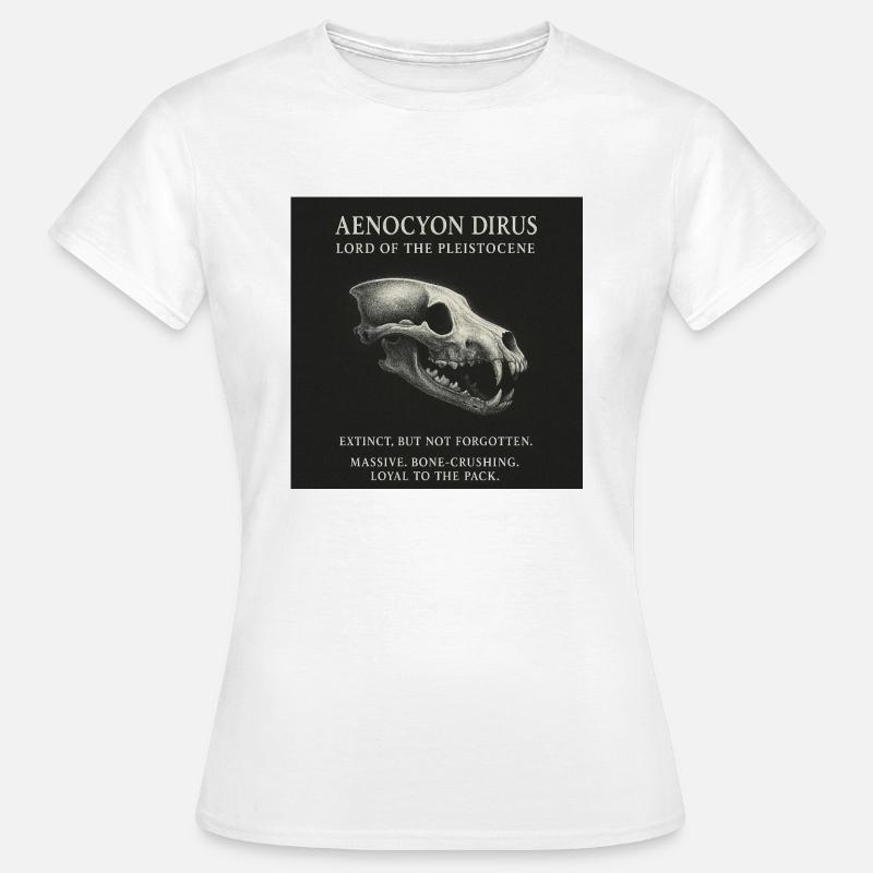 Direwolf - Aenocyon Dirus - Women's T-Shirt - white