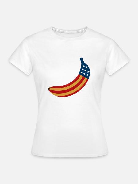 Bananamerica II - Frauen T-Shirt - Weiß