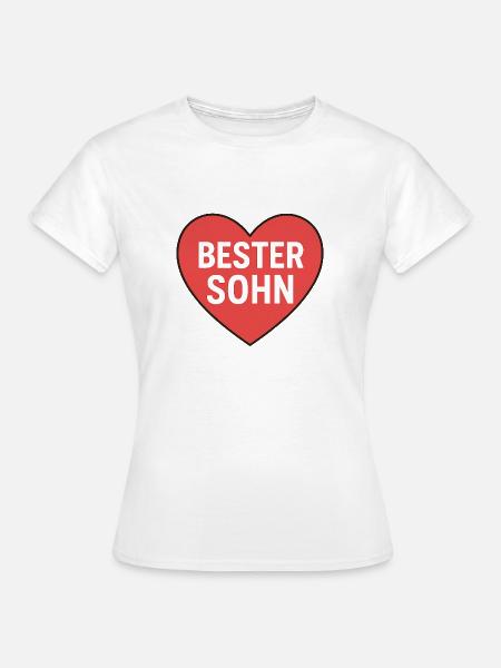 BESTER SOHN - Frauen T-Shirt - Weiß