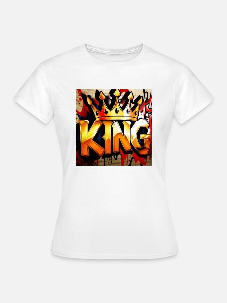 King - Frauen T-Shirt - Weiß