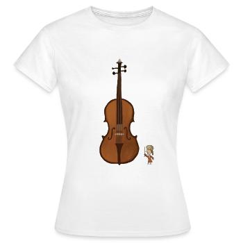 Wolfgang Amadeus Mozart - Frauen T-Shirt - Weiß - Vorne - AI Model Female 172 dark (172cm)