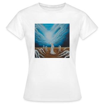 Kraft - Frauen T-Shirt - Weiß - Vorne - AI Model Female 172 dark (172cm)