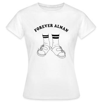 Forever Alman | Typical German | Gift - Women's T-Shirt - white - Front - AI Model Female 172 dark (172cm)