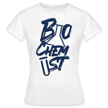 Biochemist Biochemist Biochemist - Women's T-Shirt - white - Front - AI Model Female 172 dark (172cm)
