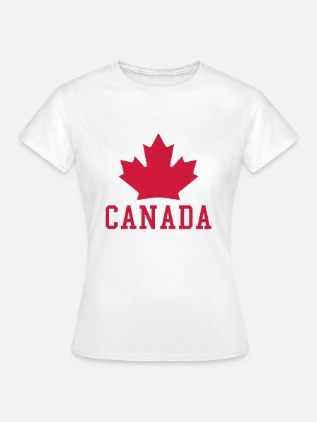 Canada Maple - Frauen T-Shirt - Weiß
