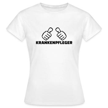 Krankenpfleger - Frauen T-Shirt - Weiß - Vorne - AI Model Female 172 dark (172cm)