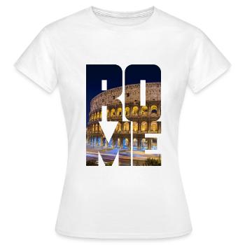 Rome Colosseum - Women's T-Shirt - white - Front - AI Model Female 172 dark (172cm)
