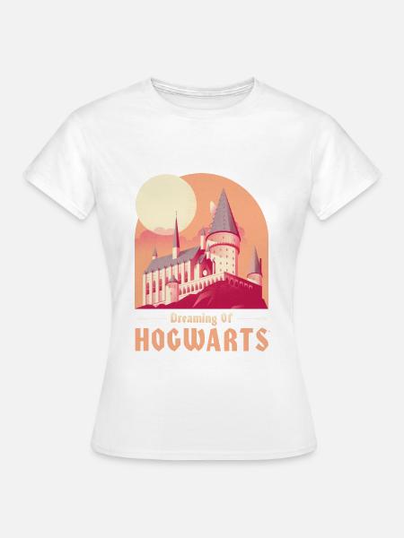 Harry Potter Dreaming Of Hogwarts - Frauen T-Shirt - Weiß