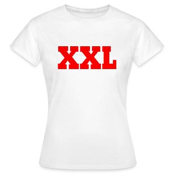 Xxl - Frauen T-Shirt - Weiß - Vorne - AI Model Female 172 dark (172cm)