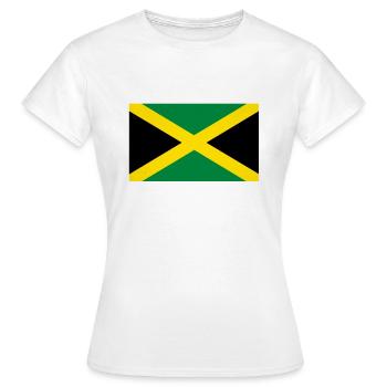 jamaica flag - Frauen T-Shirt - Weiß - Vorne - AI Model Female 172 dark (172cm)