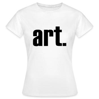genre - T-shirt Femme - blanc - Devant - AI Model Female 172 dark (172cm)