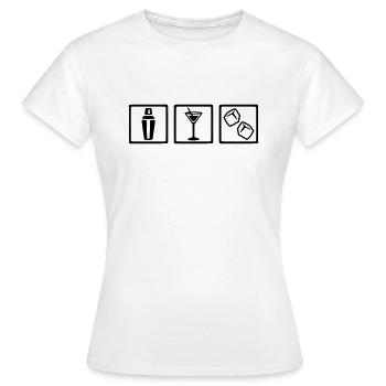 Barkeeper - Frauen T-Shirt - Weiß - Vorne - AI Model Female 172 dark (172cm)