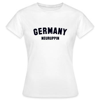 NEURUPPIN, Allemagne - T-shirt Femme - blanc - Devant - AI Model Female 172 dark (172cm)