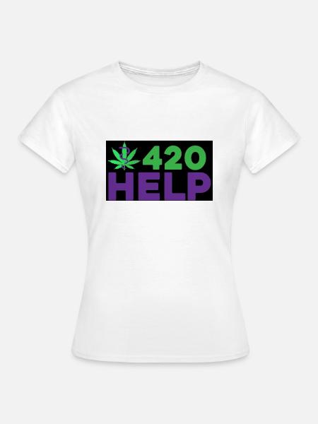 420 Help - Frauen T-Shirt - Weiß