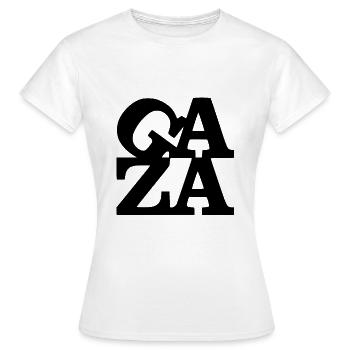 Gaza - T-shirt Femme - blanc - Devant - AI Model Female 172 dark (172cm)