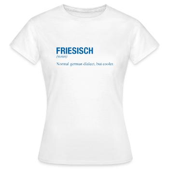 FRISON - T-shirt Femme - blanc - Devant - AI Model Female 172 dark (172cm)