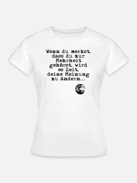 Philosophie T-Shirt als Geschenk zB für Geburtstag - Frauen T-Shirt - Weiß