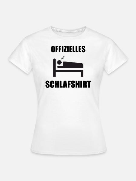 Offizielles Schlafshirt - Frauen T-Shirt - Weiß
