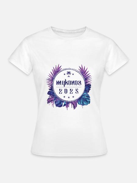 Mykonos 2025 - Frauen T-Shirt - Weiß