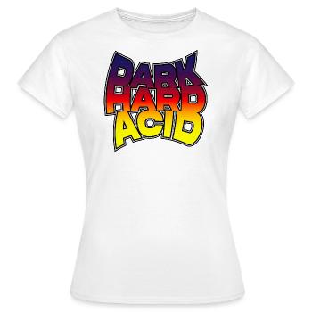 Acid Techno Dark Hard Acid Techno 303 Basslines - Frauen T-Shirt - Weiß - Vorne - AI Model Female 172 dark (172cm)