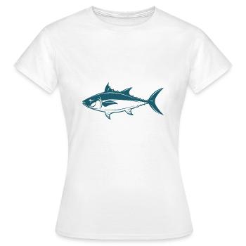 Meerestiere - Frauen T-Shirt - Weiß - Vorne - AI Model Female 172 dark (172cm)