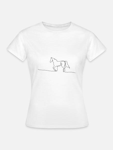 Pferde - Frauen T-Shirt - Weiß